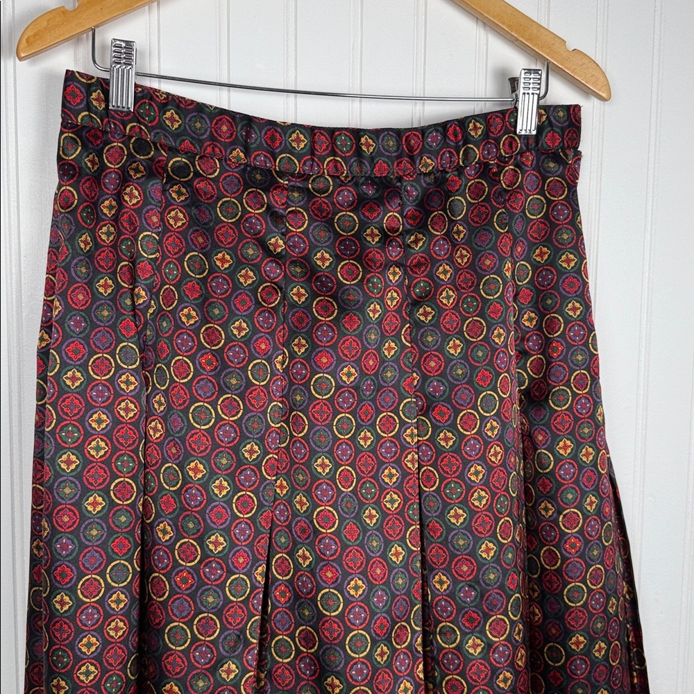 Vintage Austin Hill [Union made] Multicolor Patterned Skirt